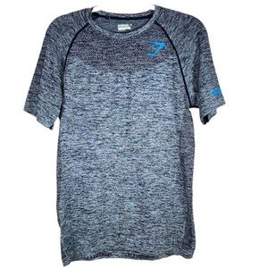 Gymshark Be a Visionary T Shirt Short Sleeve Heathered Black Size Large Womens